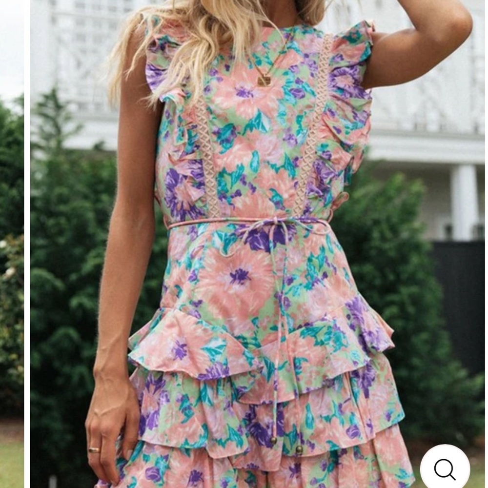 Colorful flower dress